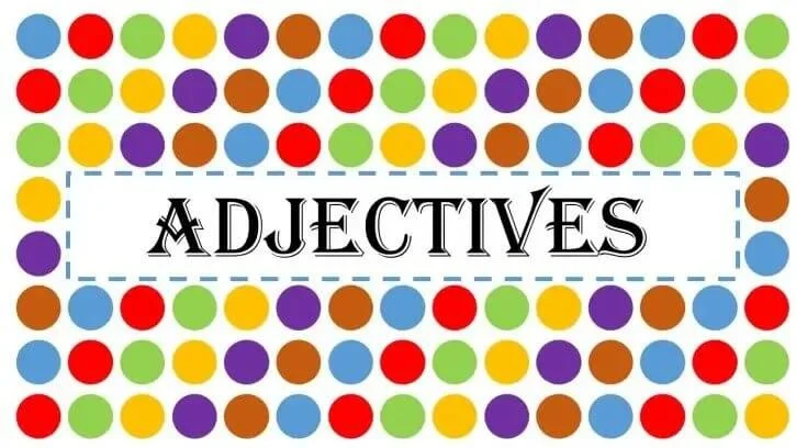 english class adjectivos